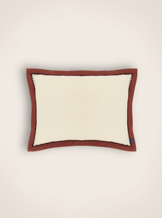 Housse de coussin Khadi Noir