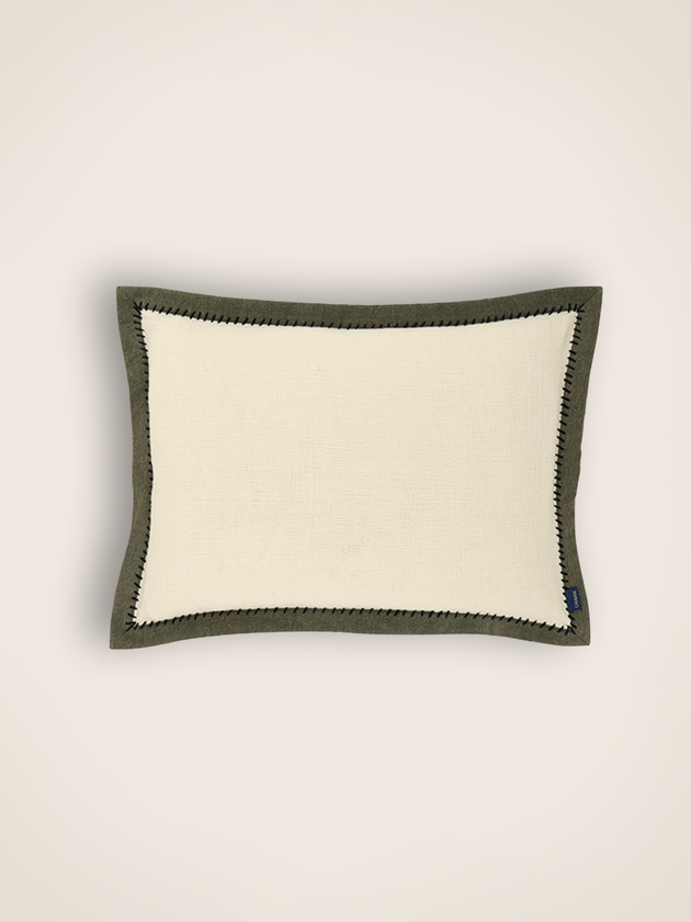 Khadi Black Cushion Cover