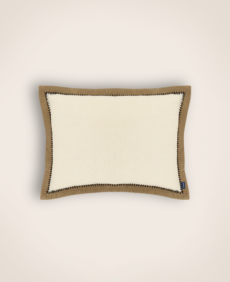 Khadi Black Cushion Cover