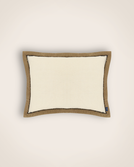 Housse de coussin Khadi Noir