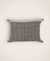 Housse de coussin pied de poule
