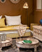 Abat-jour pour lampadaire de salon en raphia