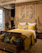 Couvre-lit haute gamme en coton bicolore