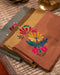 Set de 4 serviettes brodées Rosaly