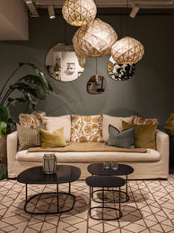 Trois tables basses Ame en acier brut 