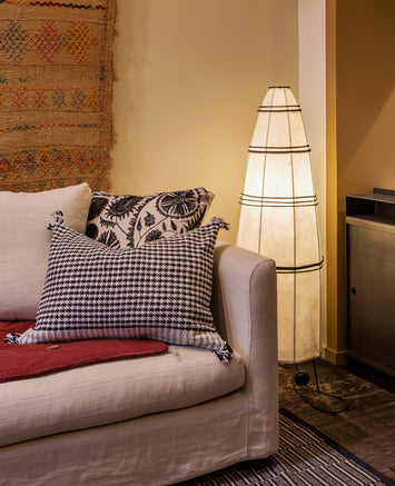 Houndstooth cushion cover