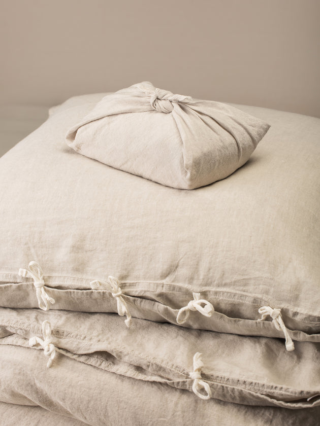 Parure de lit Selena - Ciment