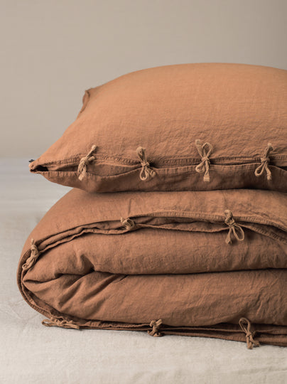 Selena Bedding Set - Sepia