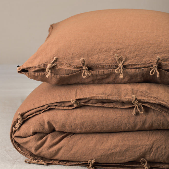 Selena Bedding Set - Sepia