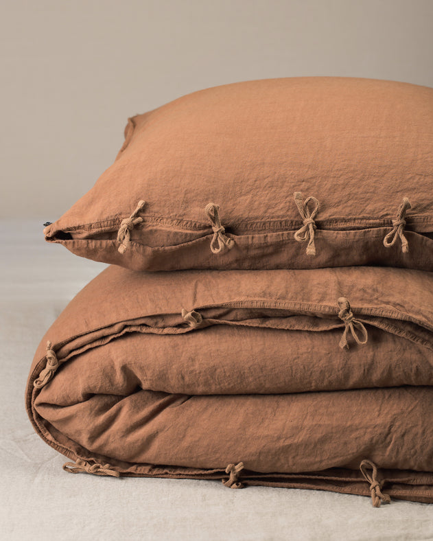Selena Bedding Set - Sepia