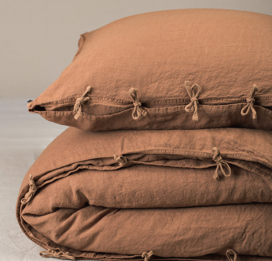 Selena Bedding Set - Sepia