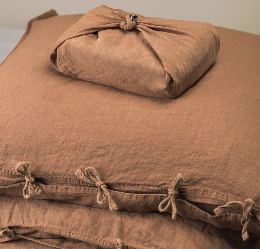Selena Bedding Set - Sepia