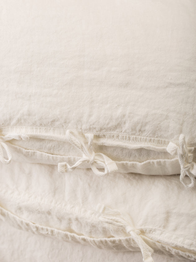 Parure de lit Selena - Blanc Cassé