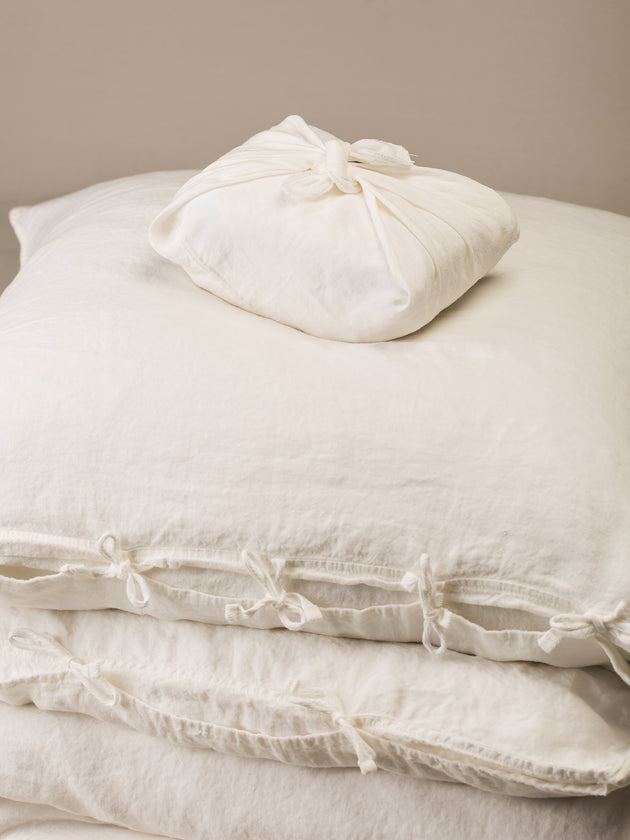 Parure de lit Selena - Blanc Cassé
