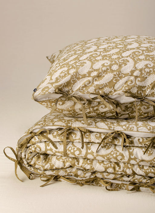 Parure de lit Paisley - Olive
