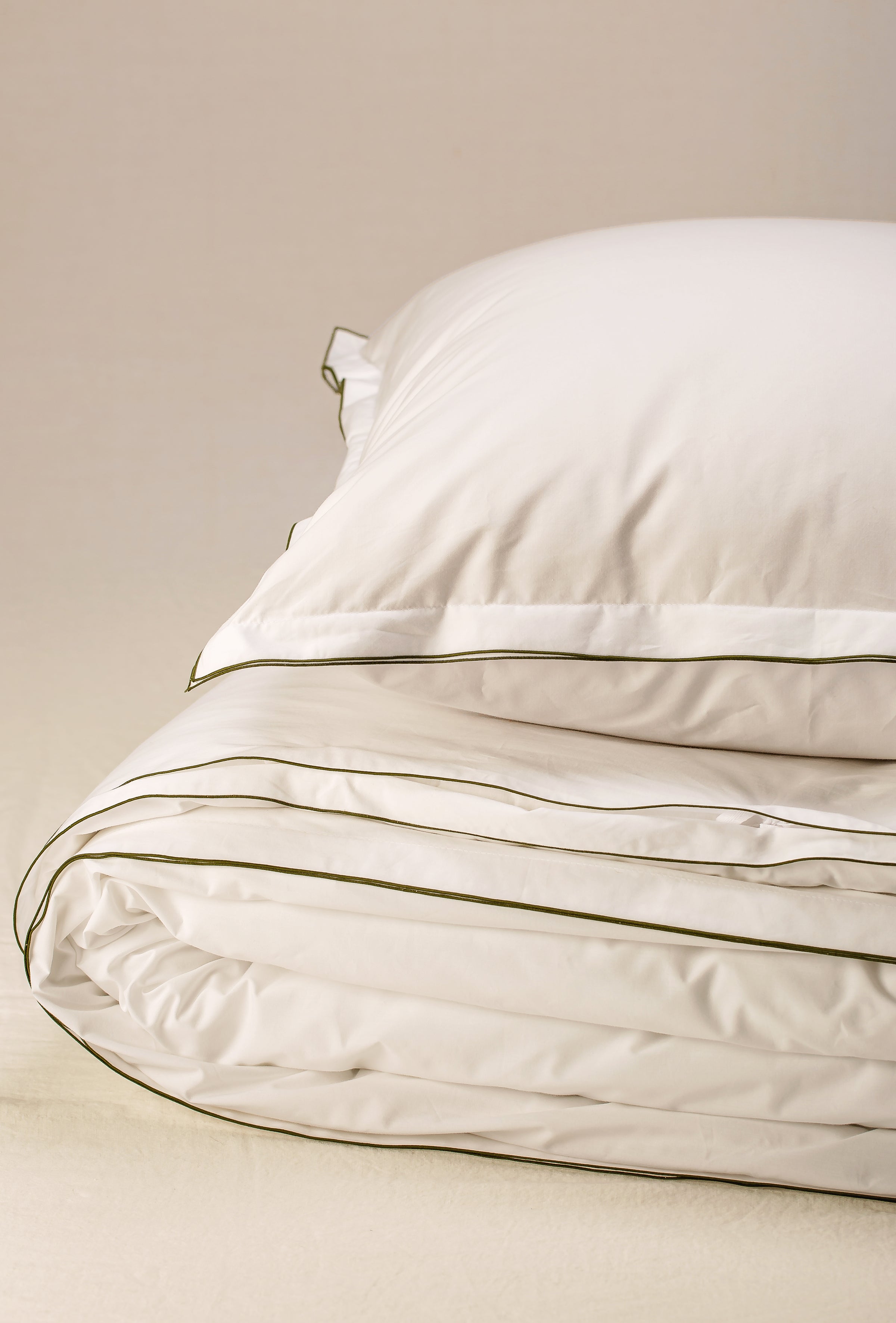 Parure de lit Bora - Olive