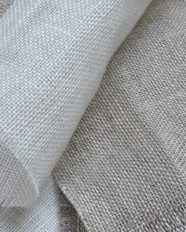 Détail du Tissu Canigo en voile de lin
