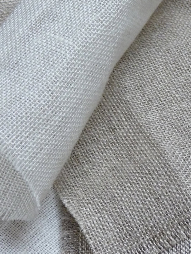 Détail du Tissu Canigo en voile de lin