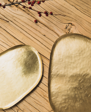 Set de 2 plateaux Ema