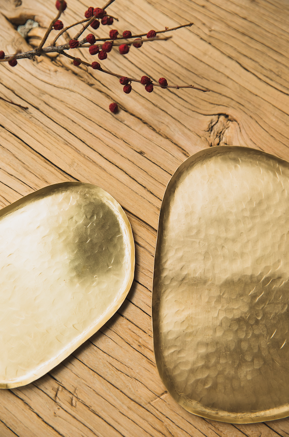 Set de 2 plateaux Ema