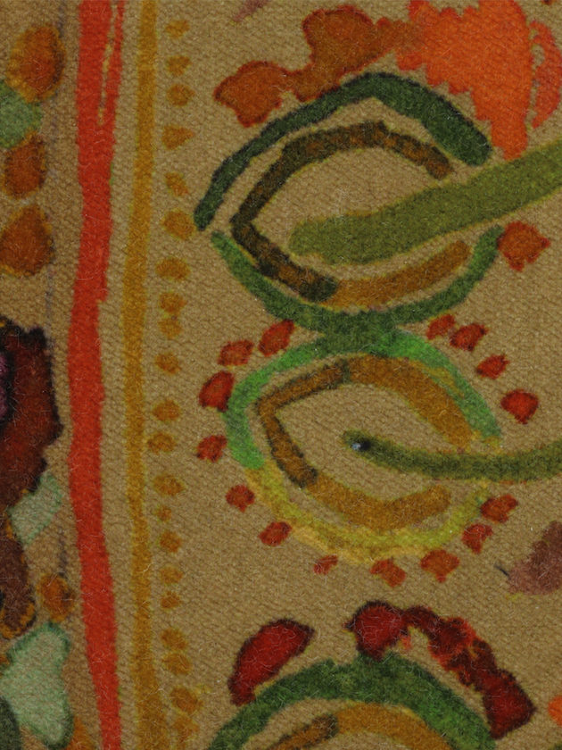 Tissu Inika en velours de coton à motifs