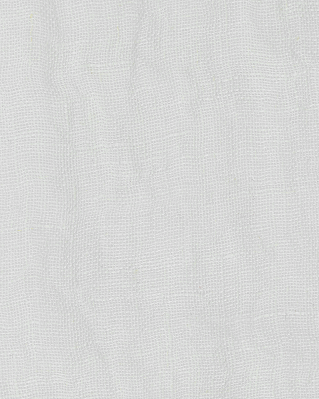 Tissu Costa blanc en voile de lin
