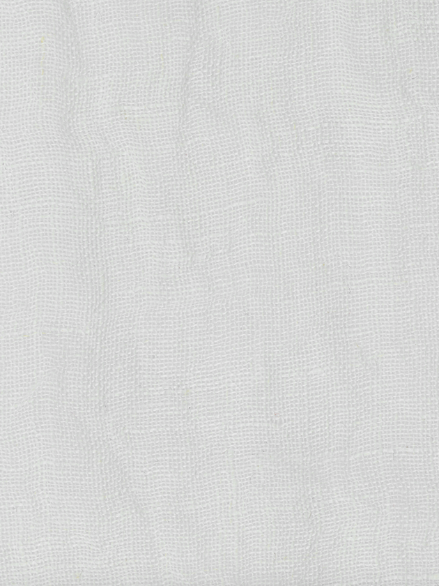 Tissu Costa blanc en voile de lin
