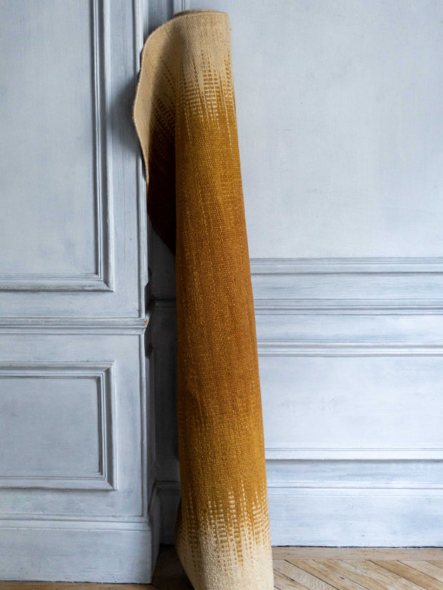 Tapis Adao en jute et lin Mordore