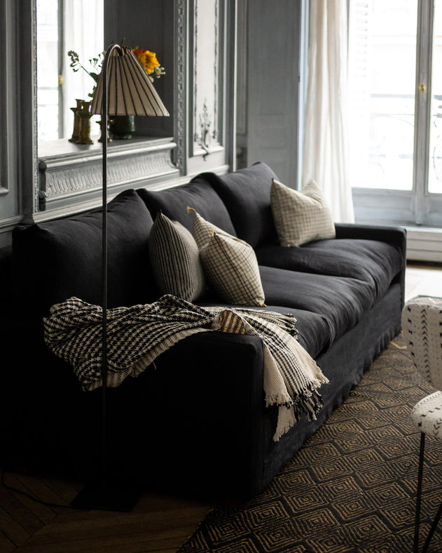 Plaid pied de poule