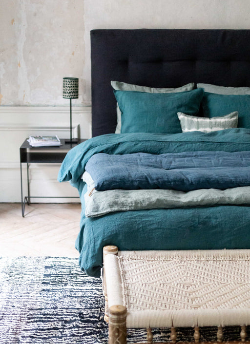Inspiration pour la décoration d'une chambre aux tons de bleus