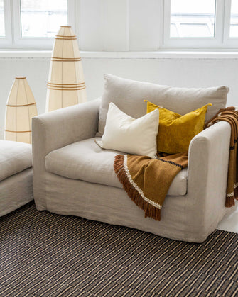 Grand tapis Kharo avec le Plaid Jivaro