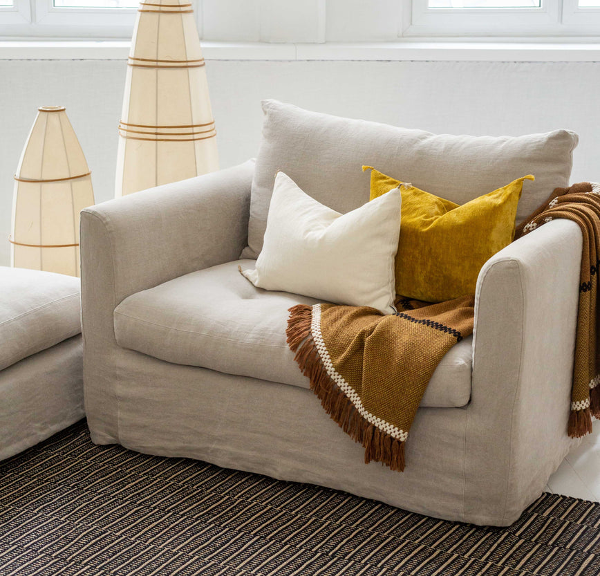 Grand tapis Kharo avec le Plaid Jivaro