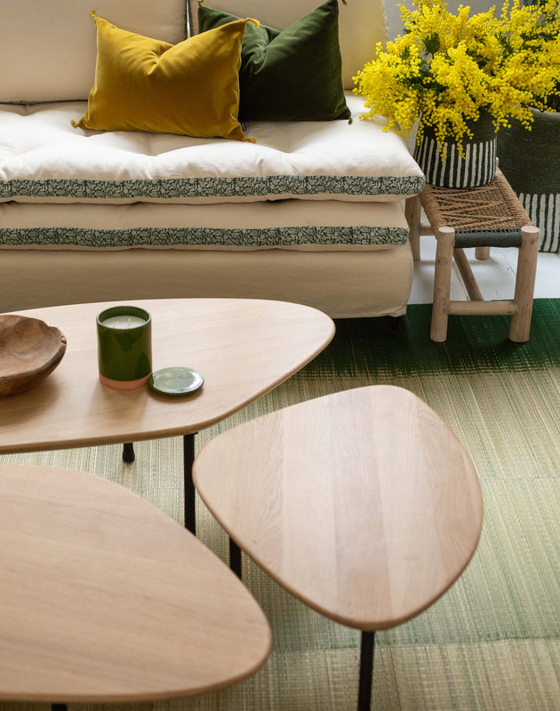 Table Basse Yomi en chêne brut