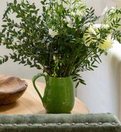 Vase en agile vert