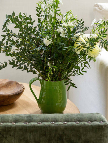 Vase en agile vert