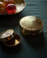 Boite dorée en laiton pour ranger vos bijoux