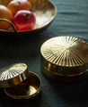Idée de cadeau : boite décorative dorée