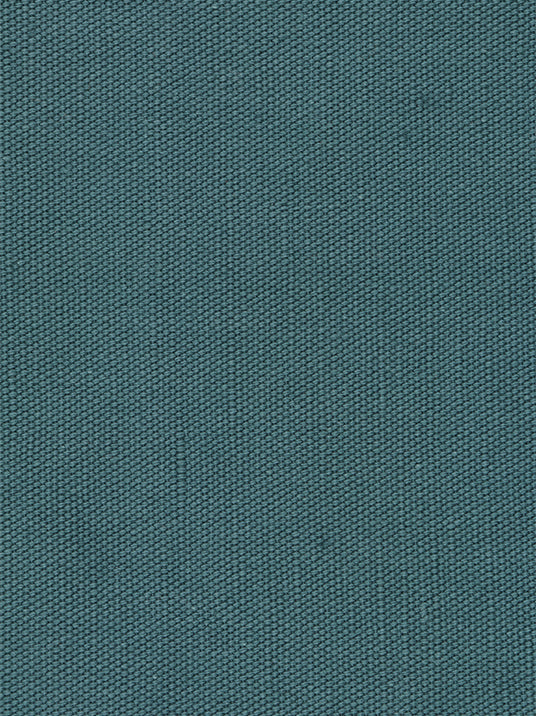 Tissu en coton et lin bleu