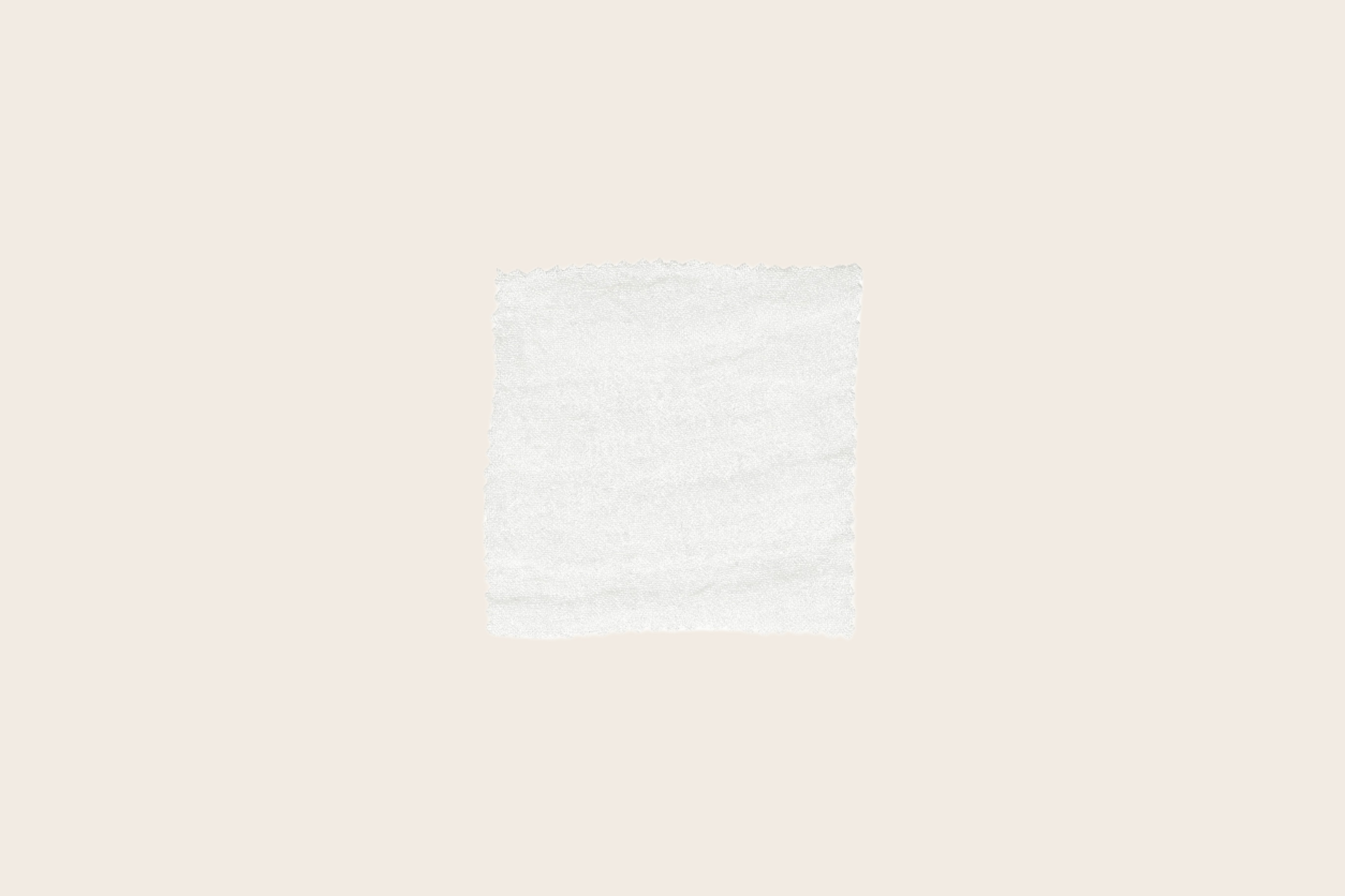 Echantillon du tissu Costa en voile de lin blanc