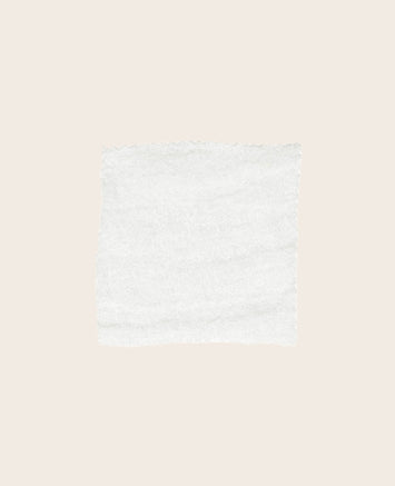 Echantillon du tissu Costa en voile de lin blanc