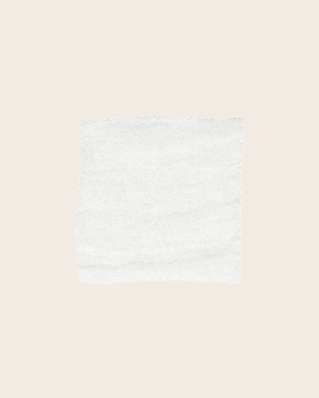 Echantillon du tissu Costa en voile de lin blanc