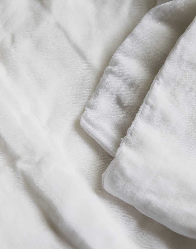 Zoom sur couette en soie