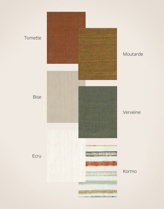 Divan Princesse - Structure Moutarde