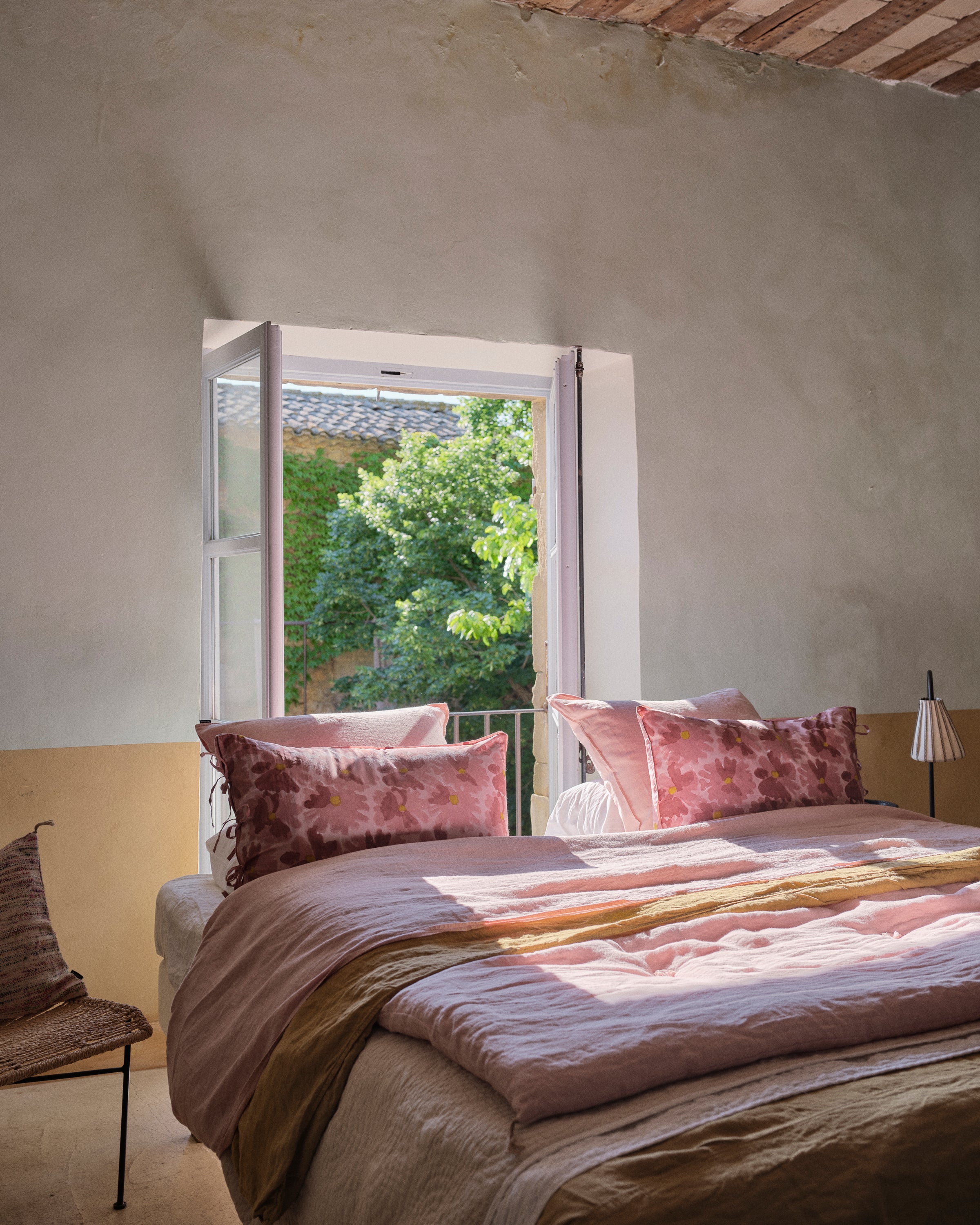 Set de 2 taies d'oreiller Peonia