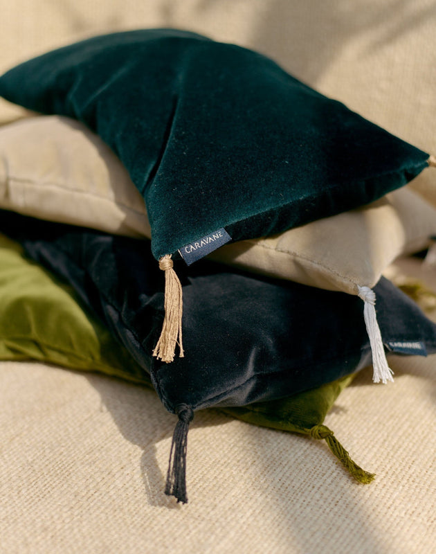 Noyaux de cerise en velours de coton