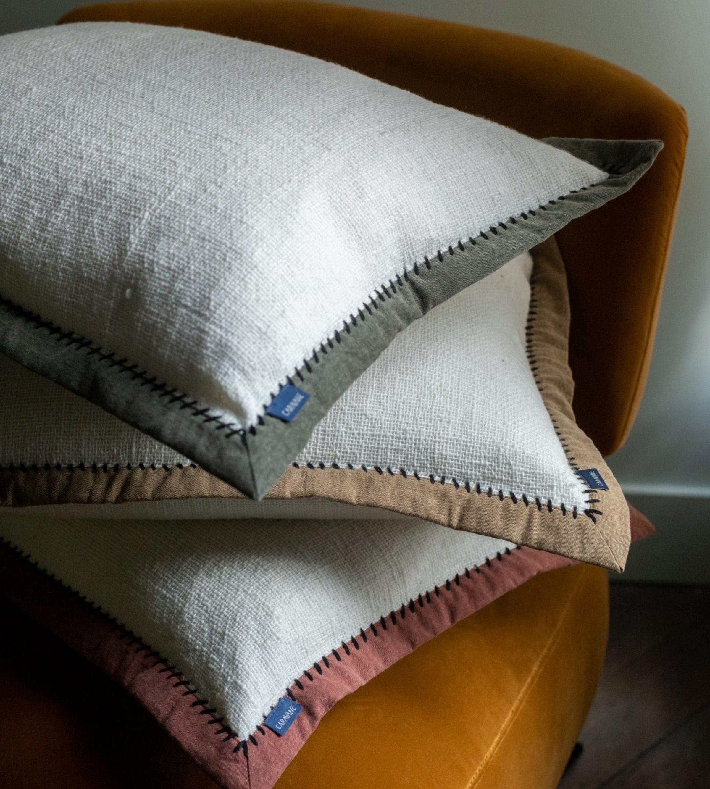 Khadi Black Cushion Cover