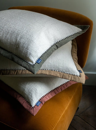 Khadi Black Cushion Cover