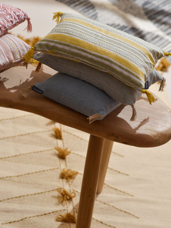 Spelt filled voile cushions 