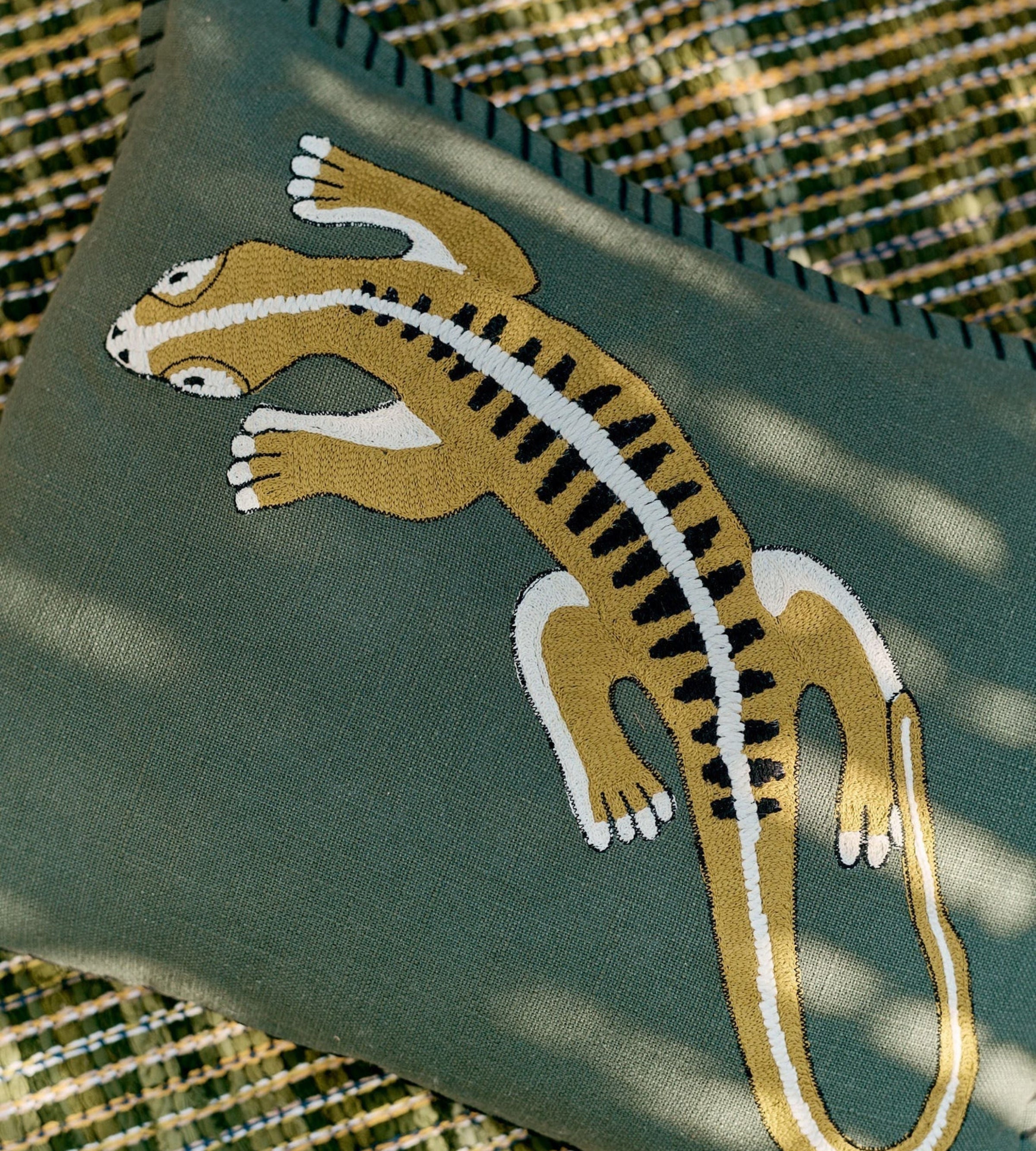 Housse de coussin Gecko