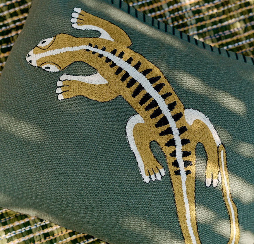 Housse de coussin Gecko